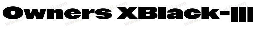 Owners XBlack字体转换